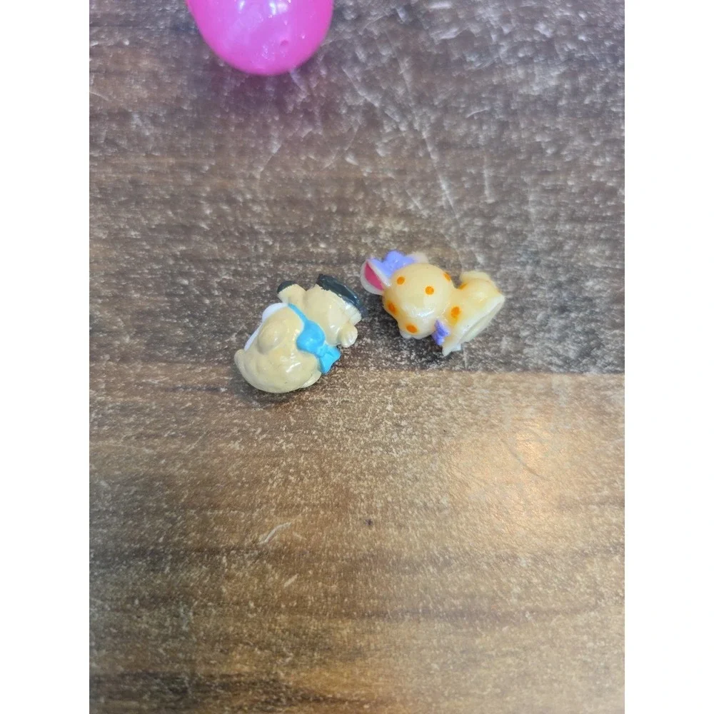 Squinkies Originals Wave 1 Cute Yellow Spotted Bunny Purple Bow‎ Sheep Blue Bow